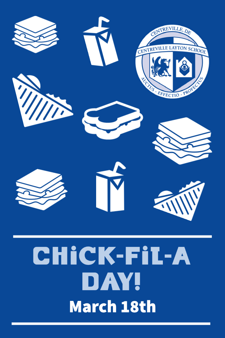 ChickFilA Day March 18th Centreville Layton School